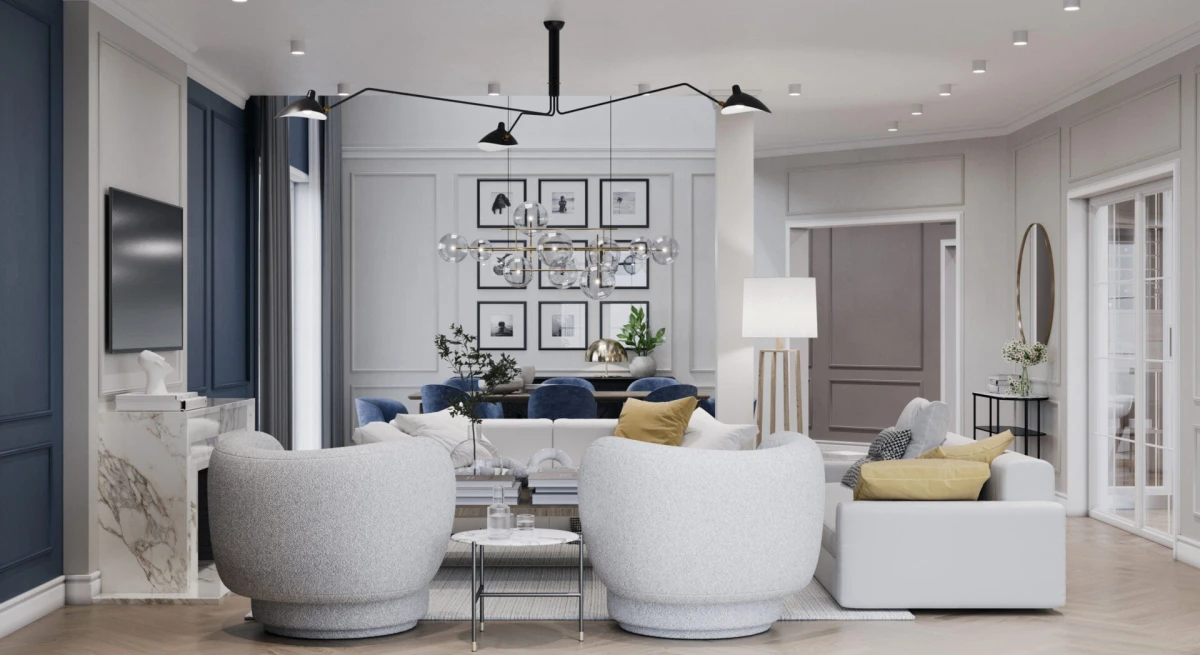 Livingroom + dining