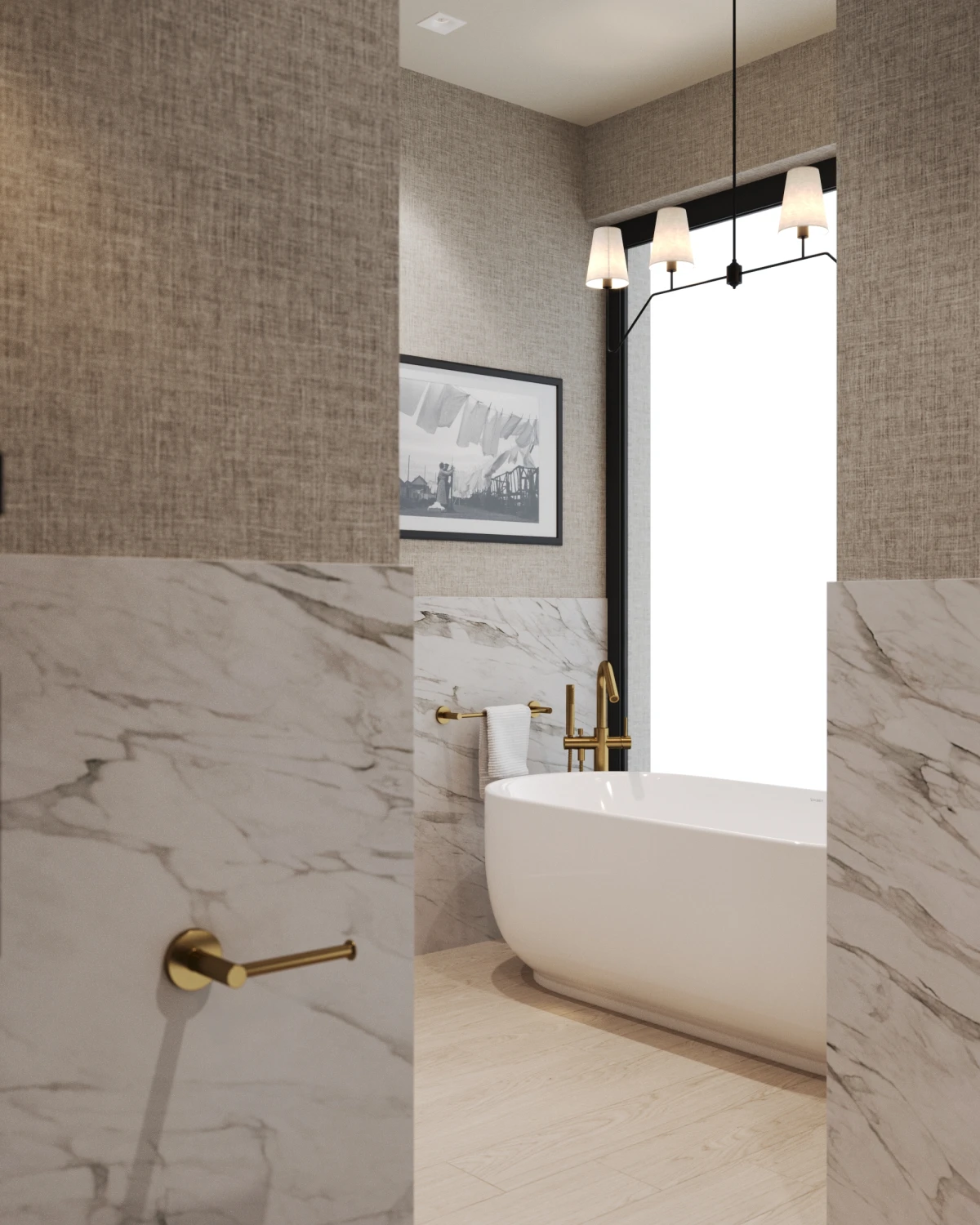 Master bathroom