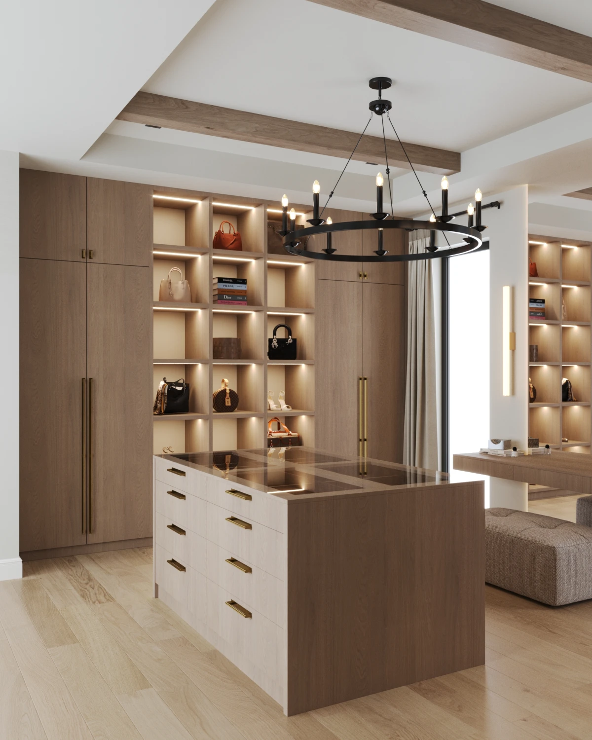Master bedroom + dressing room