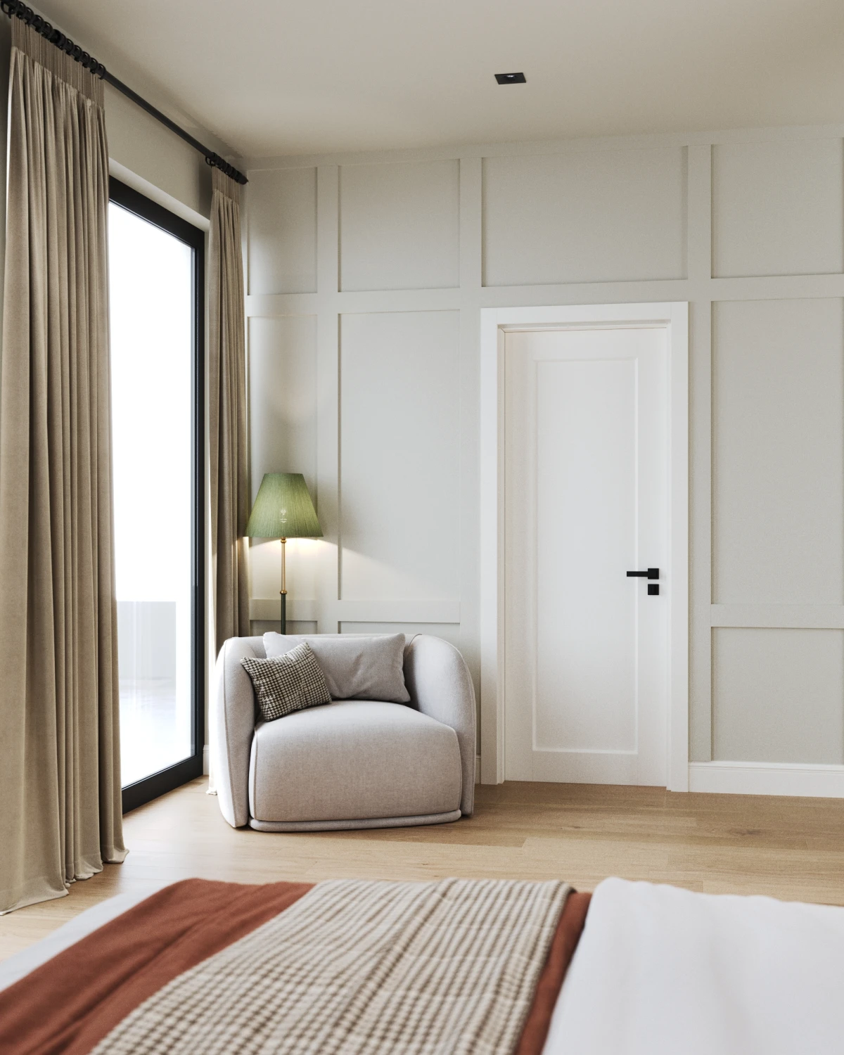 Master bedroom + dressing room